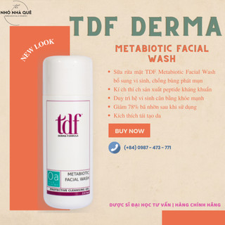 [Date mới]#Bộ #Gel rửa #mặt bổ sung vi sinh #TDF METABIOTIC FACIAL #WASH - Lựa chọn tối ưu dành cho #da dầu, #mụn