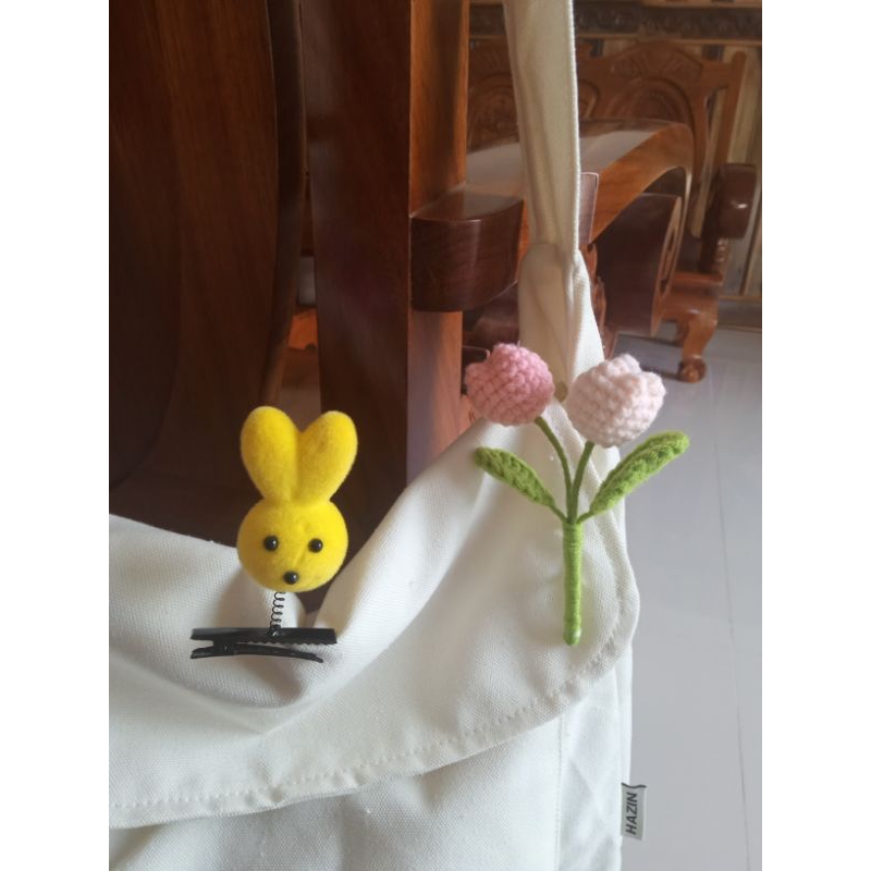 Ghim cài áo, cài cặp hình hoa tulip siêu cute