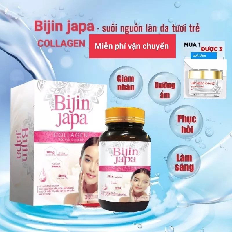 ✅Combo 2hộp Collagen sáng da Bijin japa giúp sáng da, mịn da, làm chậm lão hoá