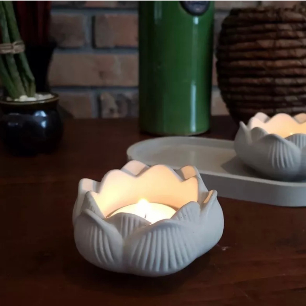 Đế Nến Hoa Sen & Nến Tealight