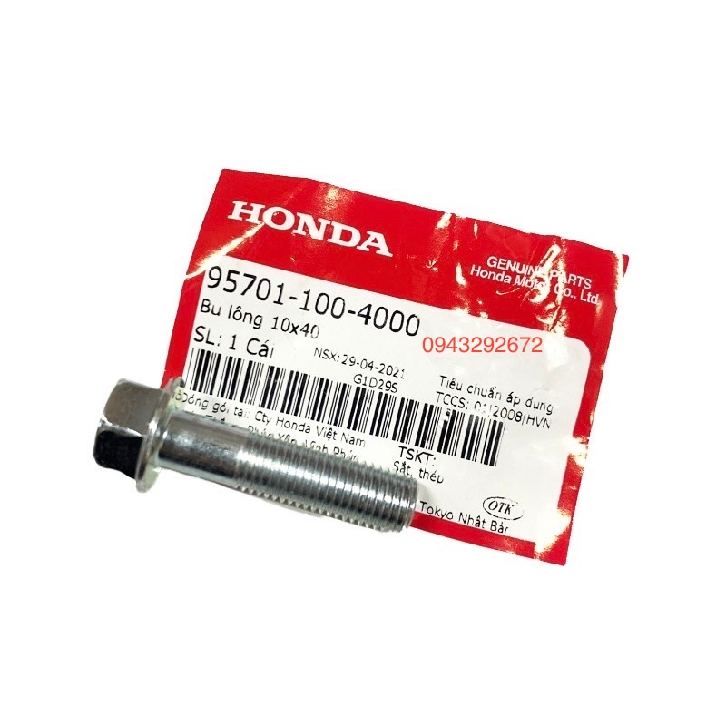 Bu Lông Bắt Vai 10x40 Honda ( 957011004000 )