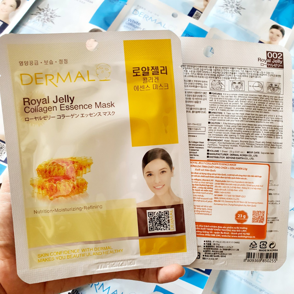 Mặt Nạ Giấy Dermal Hàn Quốc Chiết Xuất Thiên Nhiên 23g
