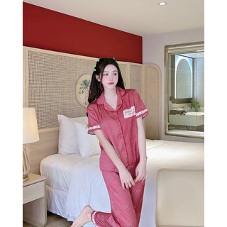Tổng hợp các bộ lụa pịama SAM ngắn tay quần dài cao cấp bộ mặc nhà đẹp