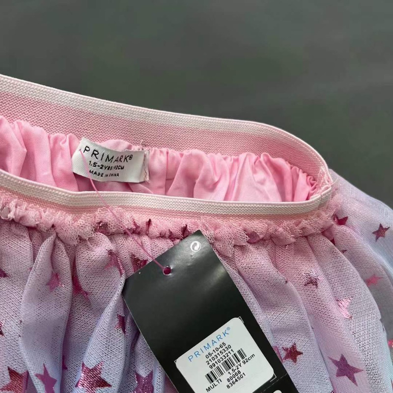 Chân váy ren hình sao lấp lánh Pri.mark xịn sz 18/24m-7/8y rất mềm mịn ĐẸP