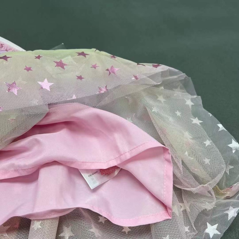 Chân váy ren hình sao lấp lánh Pri.mark xịn sz 18/24m-7/8y rất mềm mịn ĐẸP