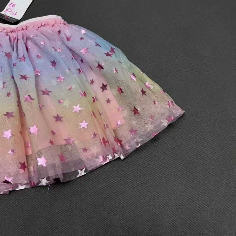 Chân váy ren hình sao lấp lánh Pri.mark xịn sz 18/24m-7/8y rất mềm mịn ĐẸP