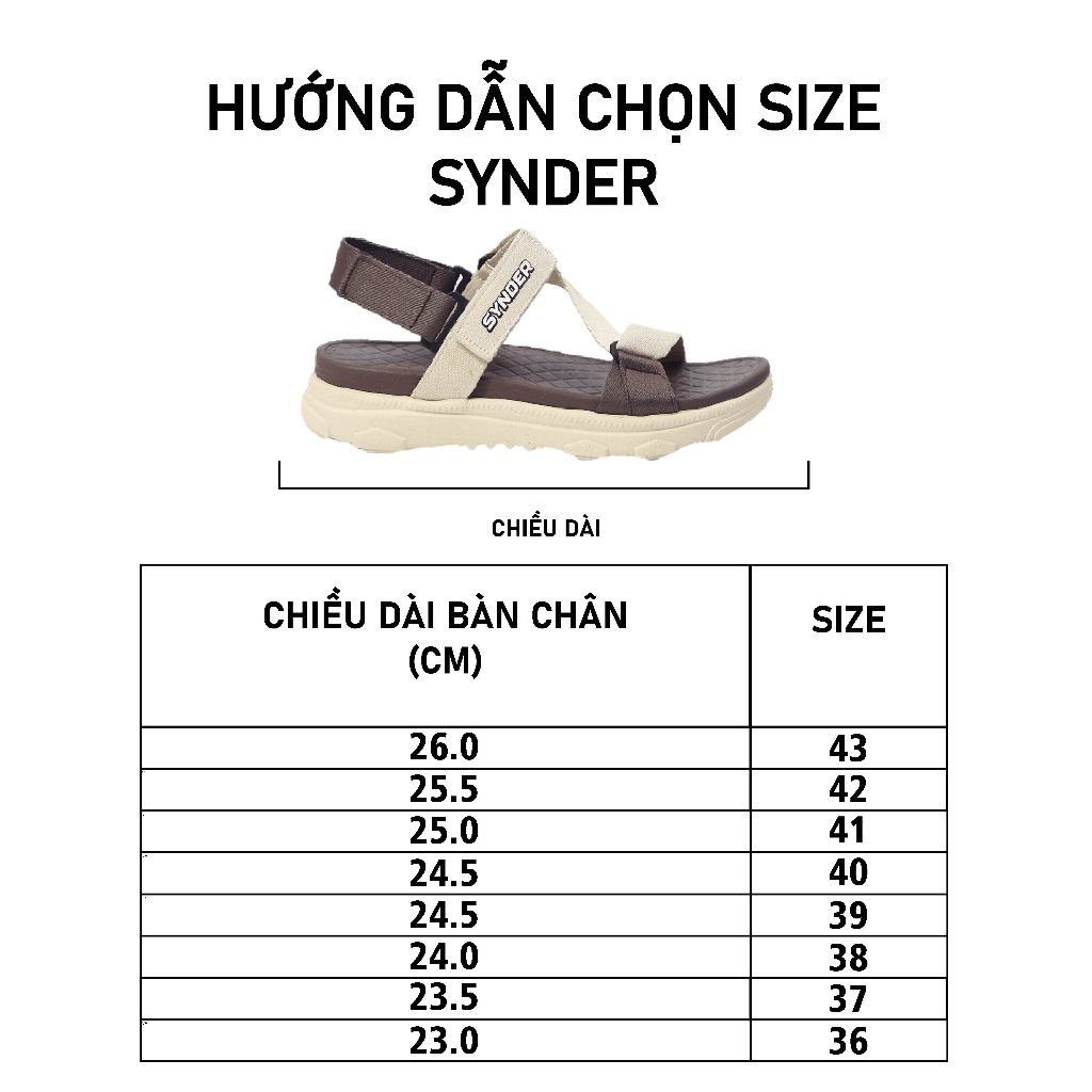 Dép Sandal Nam SYNDER Đế Cao Phối Màu Be Nâu 2023