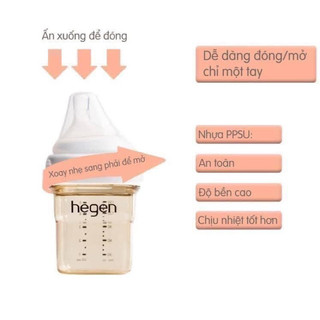 [CHÍNH HÃNG] Bình sữa Hegen PPSU 150ml - 240ml - 330ml