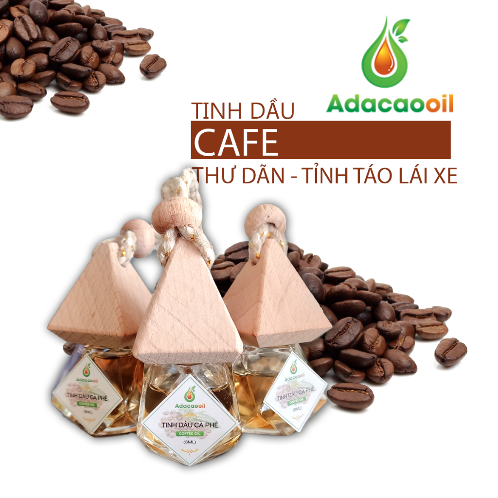 Tinh dầu thiên nhiên treo xe  - mùi tự chọn - có kiểm định COA