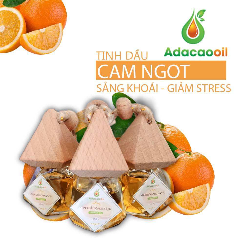 Tinh dầu thiên nhiên treo xe  - mùi tự chọn - có kiểm định COA