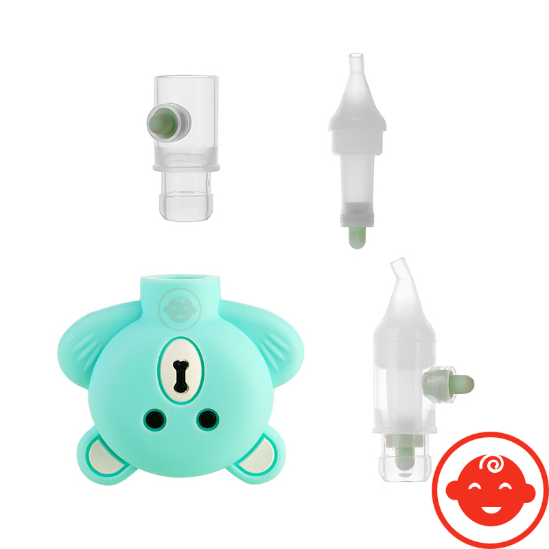 Hút mũi GẤU kèm nhíp gắp rỉ mũi có hộp đựng cho bé