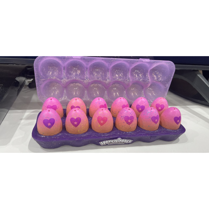 Khay 12 Trứng Hatchimals Ss4 - Hồng Ngôi Sao