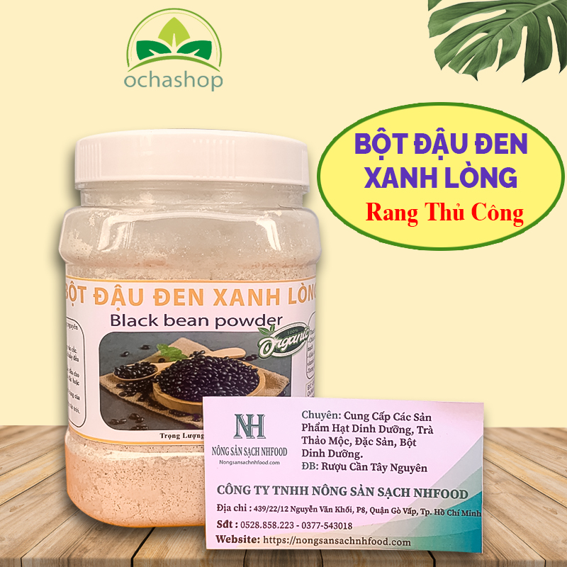 Bột Đậu Đen Xanh Lòng Nguyên Chất 500gr Làm Thủ Công