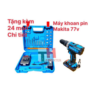 Máy khoan pin makita 36v 77v có khoan bê tông
