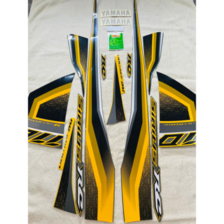 Bộ tem decal dán xe máy Yamaha Sirius bản RC đời 2022 màu vàng zin thái siêu đẹp