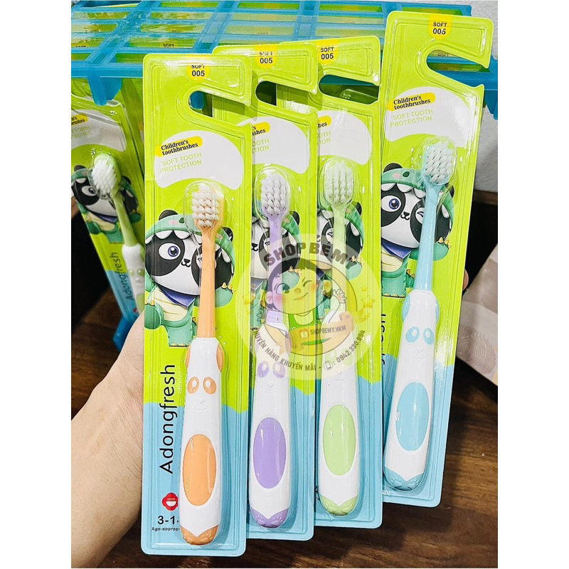 MSP 005 - Bàn chải đánh răng Adonguni trẻ em siêu mềm mượt