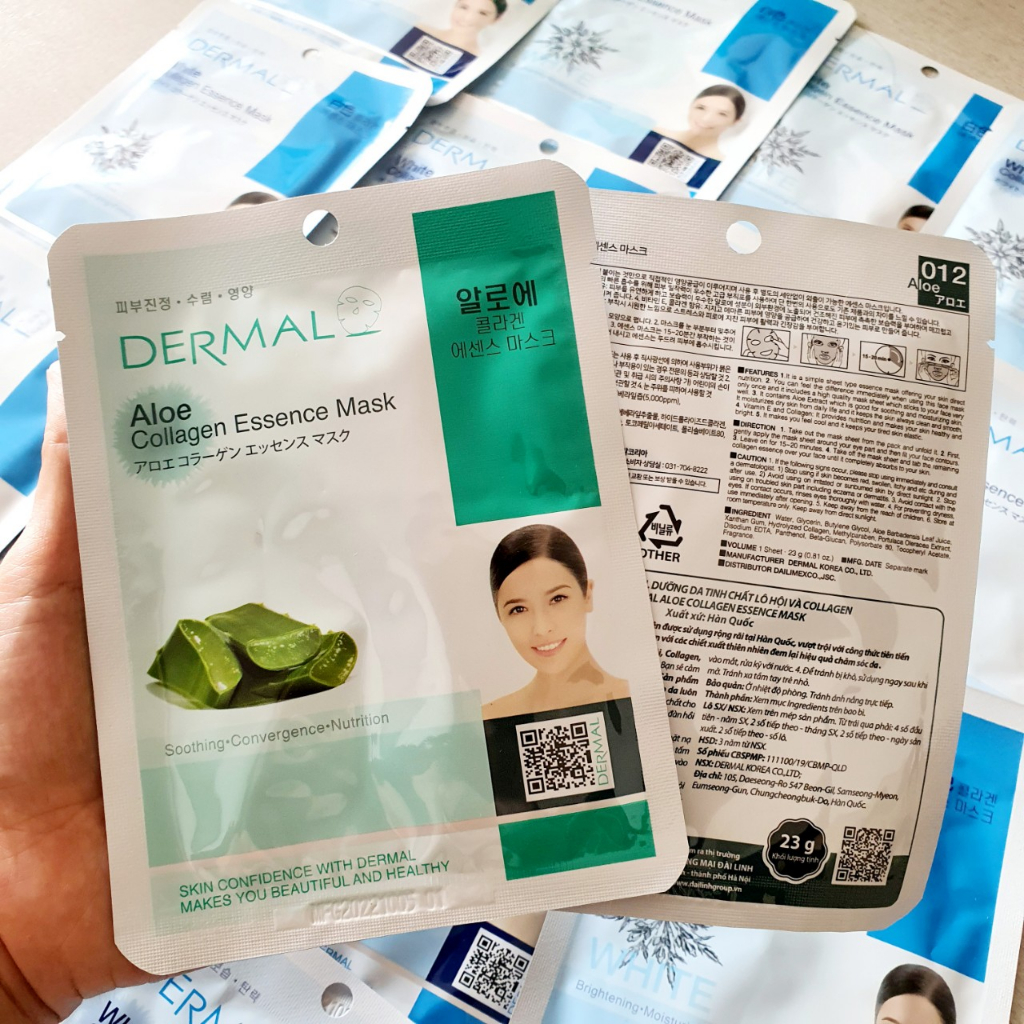 Mặt Nạ Giấy Dermal Hàn Quốc Chiết Xuất Thiên Nhiên 23g