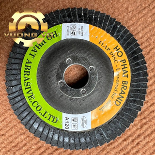 Nhám xếp nâu hồ phát đường kính 100mm 72 lá nhám