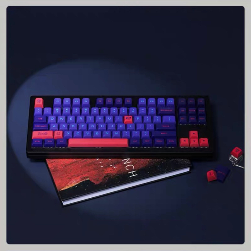 Keycap Akko NEON MDA Profile chất liệu PBT dùng trên nhiều layout bàn phím cơ - Mitoby Studio