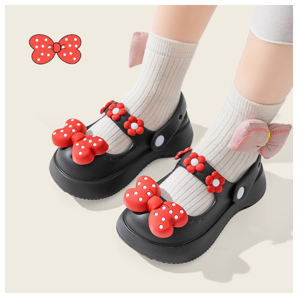 Giầy lolita cho bé xinh yêu phối 4 mầu đáng yêu cho bé gái