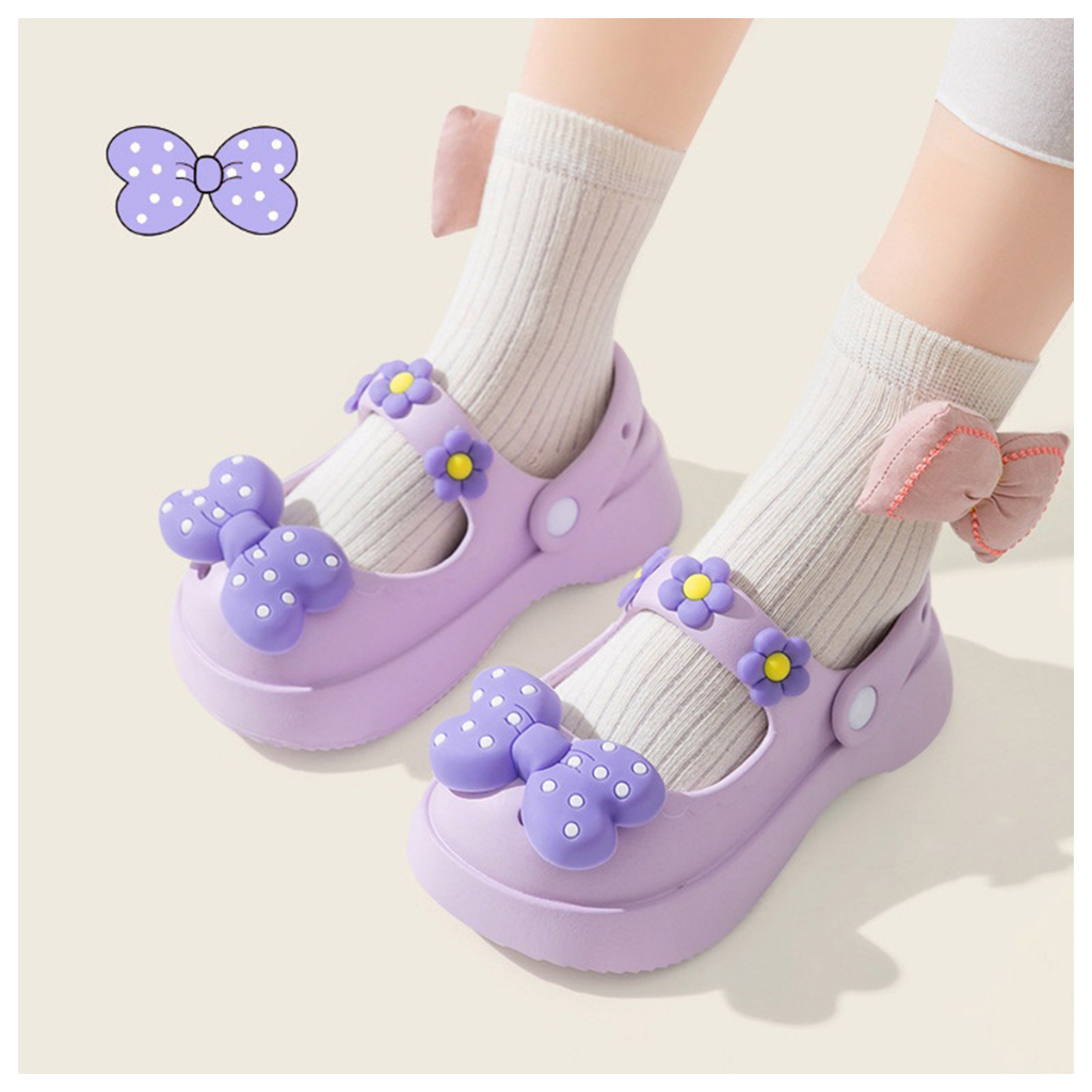 Giầy lolita cho bé xinh yêu phối 4 mầu đáng yêu cho bé gái