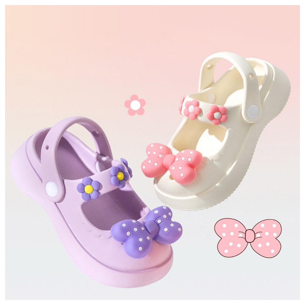 Giầy lolita cho bé xinh yêu phối 4 mầu đáng yêu cho bé gái