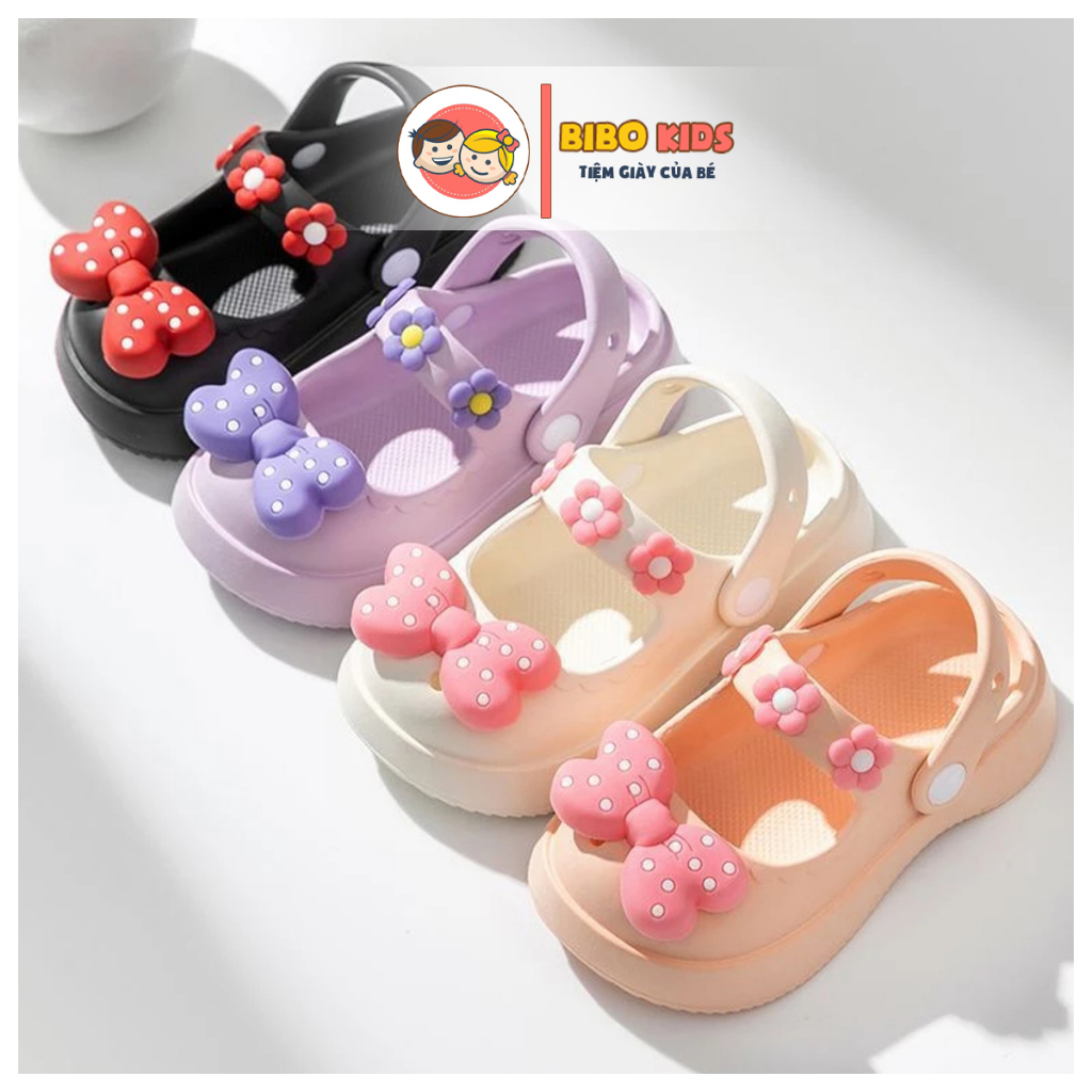 Giầy lolita cho bé xinh yêu phối 4 mầu đáng yêu cho bé gái