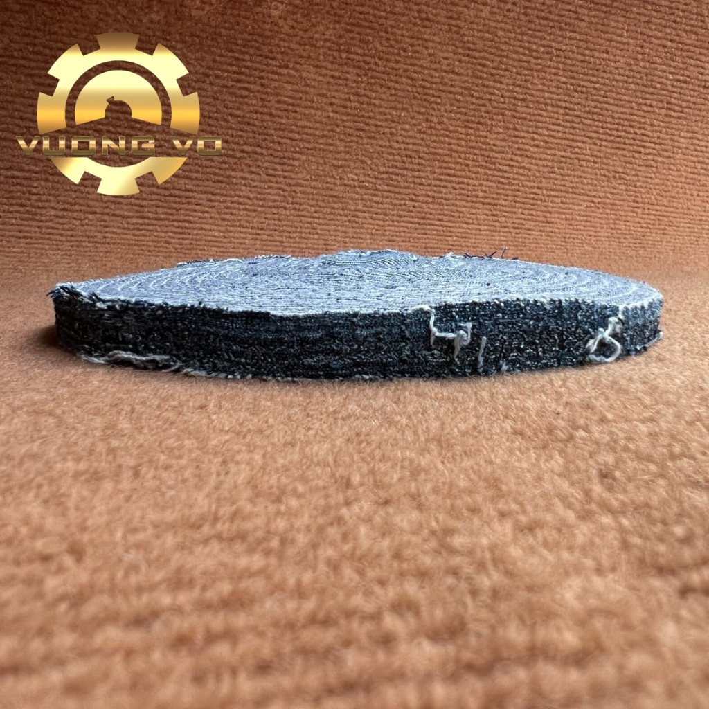 Bánh Vải Jean Bánh Vải Da Bò Đánh Bóng Độ Dày 12mm Cốt 16mm