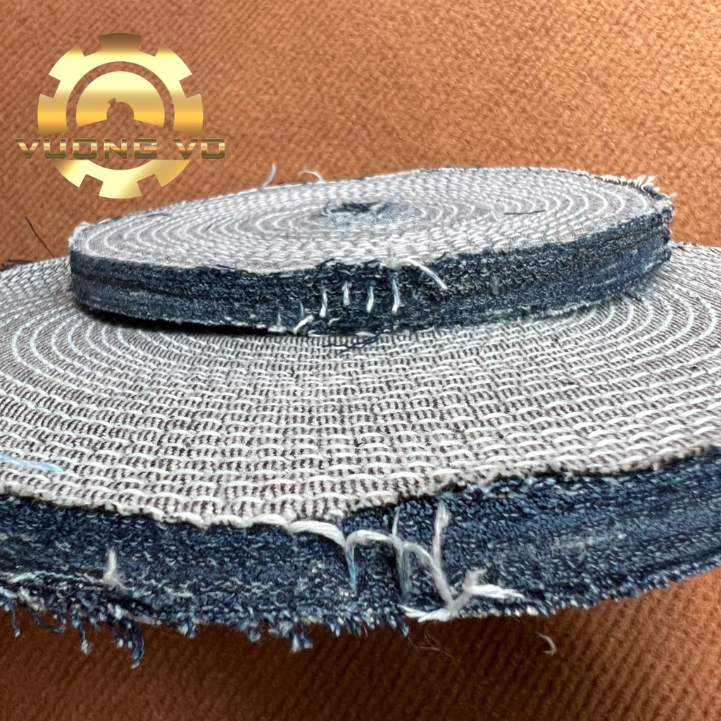 Bánh Vải Jean Bánh Vải Da Bò Đánh Bóng Độ Dày 12mm Cốt 16mm