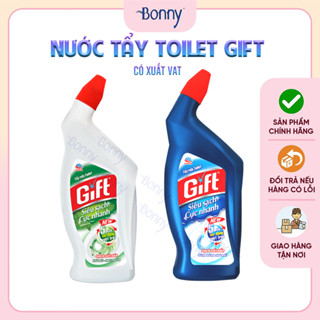 Nước tẩy vệ sinh bồn cầu, tẩy vệ sinh nhà tắm, tẩy toilet, nước tẩy đa năng Gift siêu sạch, chai 600ml