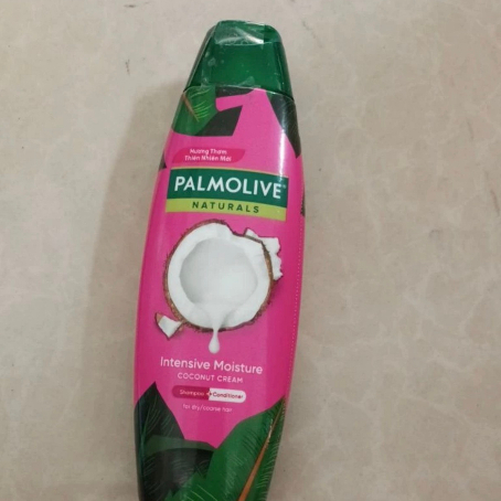 Chai dầu gội có dầu xả Palmolive chiết xuất thiên nhiên suôn mượt óng ả 180ml