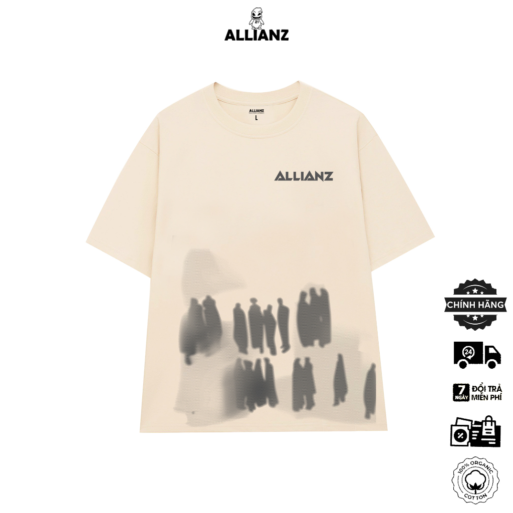Áo Thun Allianz Simplify Form Áo Unisex Chất liệu Cotton 100% Allianz.21