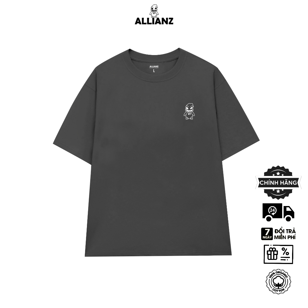 Áo Thun Allianz Basic Form Áo Regular Fit Chất liệu Cotton 100%