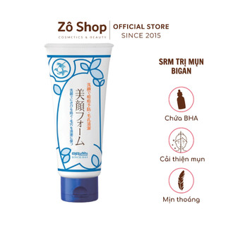 Sữa rửa mặt BHA Meishoku Biganfoam giảm mụn ẩm, viêm sưng 80g