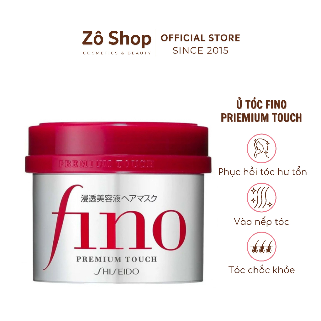 Ủ tóc Fino phục hồi, dưỡng khỏe, bóng mượt tóc - Fino Premium Touch (230g)