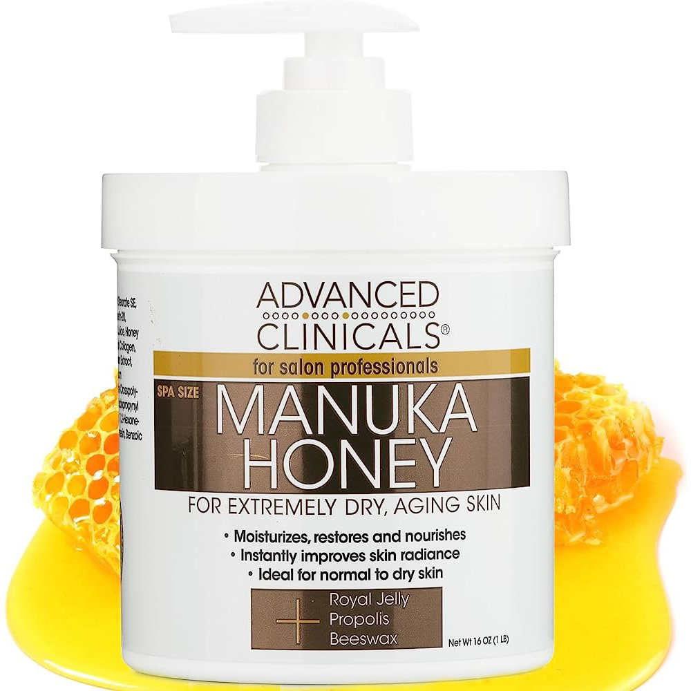 Kem m Manuka Honey Cream & Body da khô săn chắc nếp nhăn bị tổn thương do ánh nắng mặt trời.