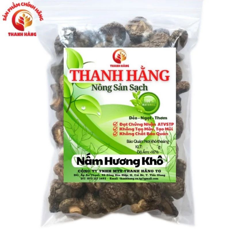 Nấm đông cô sấy khô 100g