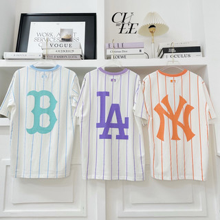 Áo phông mlb kẻ ảnh thật shop chụp