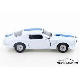 Mô hình xe 2022 hallmark welly 1972 pontiac firebird trans am blue w/ white