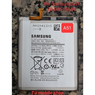 Pin zin samsung a51 sm-a515 , mã pin eb-ba515aby