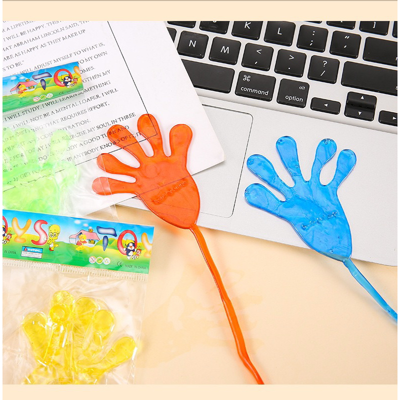 Đồ Chơi Bàn Tay Cao Su Đàn Hồi Siêu Dính Giảm Stress Cho Trẻ Em