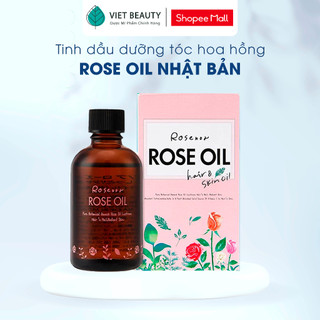Tinh Dầu Dưỡng Tóc Hoa Hồng Rose Oil Nhật Bản 60ml - Phục Hồi Tóc Yếu Khô Xơ