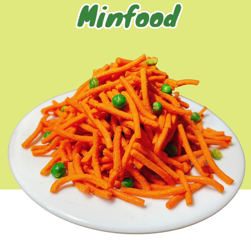 Tăm Que Đậu Hà Lan Bim Bim Que Đậu Giòn Ngon Đậm Vị 500G