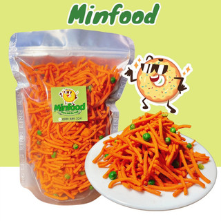 Tăm que đậu hà lan bim bim que đậu giòn ngon đậm vị 500g