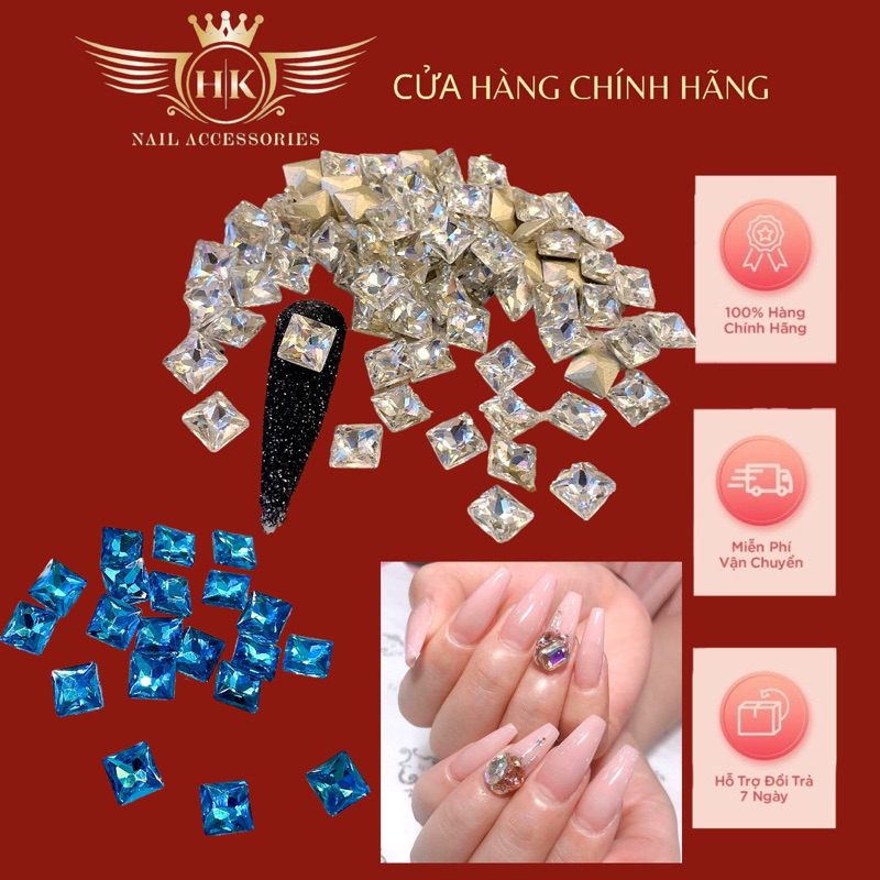 Đá khối trang trí móng HK NAIL ACCESSORIES