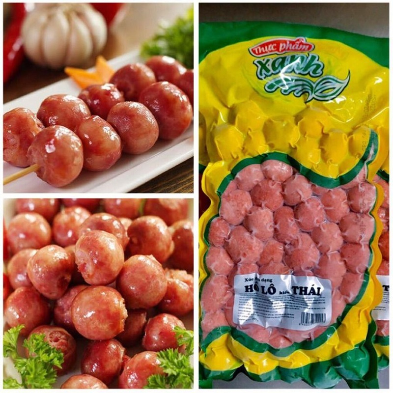 Cá viên chiên, viên thả lẩu hãng Lacusina chiên rán, thả lẩu cực thơm ngon