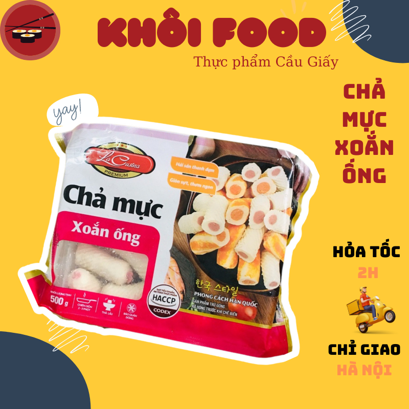 Cá viên chiên, viên thả lẩu hãng Lacusina chiên rán, thả lẩu cực thơm ngon
