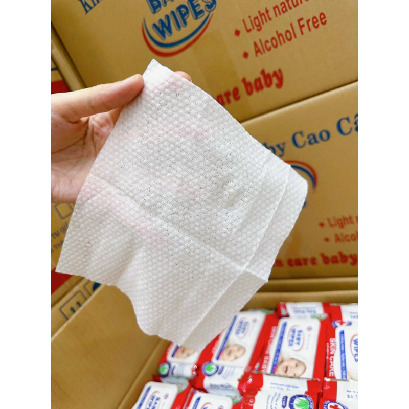 Khăn ướt Baby Wipes 10 gói - thùng 50 gói 80gram