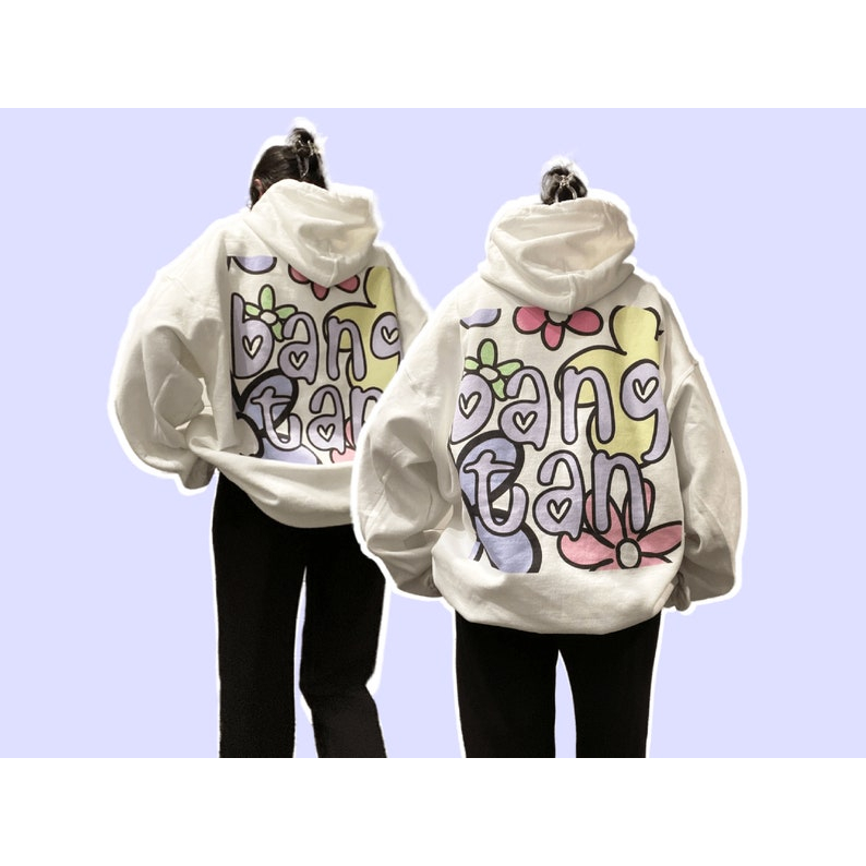 Áo BTS Áo hoodie oversized Áo Bangtan Thu Xuân Đông