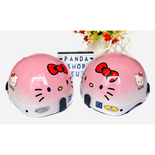  Nón bảo hiểm Kitty 2 màu Ombre hàng sịn sò